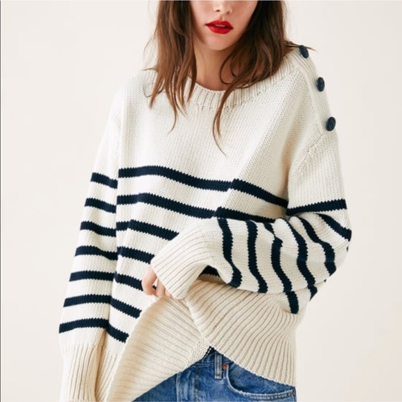 Zara | Sweaters | Zara Striped Nautical 
